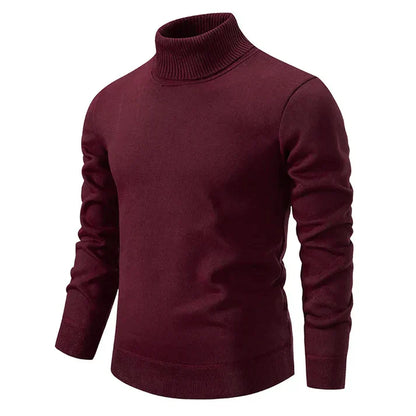 Lucciano - Pull Col Roulé Homme Style Moderne