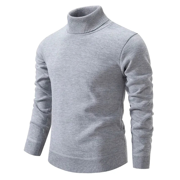 Lucciano - Pull Col Roulé Homme Style Moderne