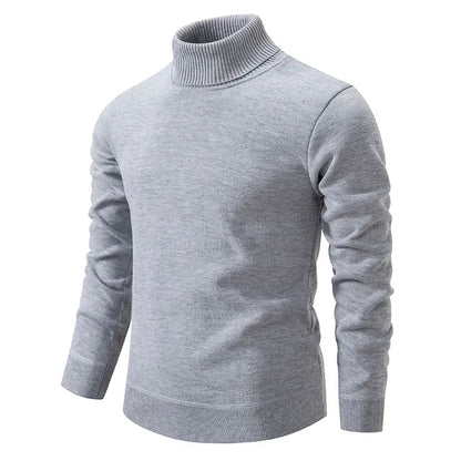 Lucciano - Pull Col Roulé Homme Style Moderne