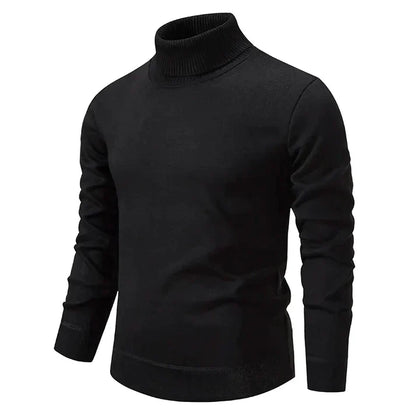 Lucciano - Pull Col Roulé Homme Style Moderne