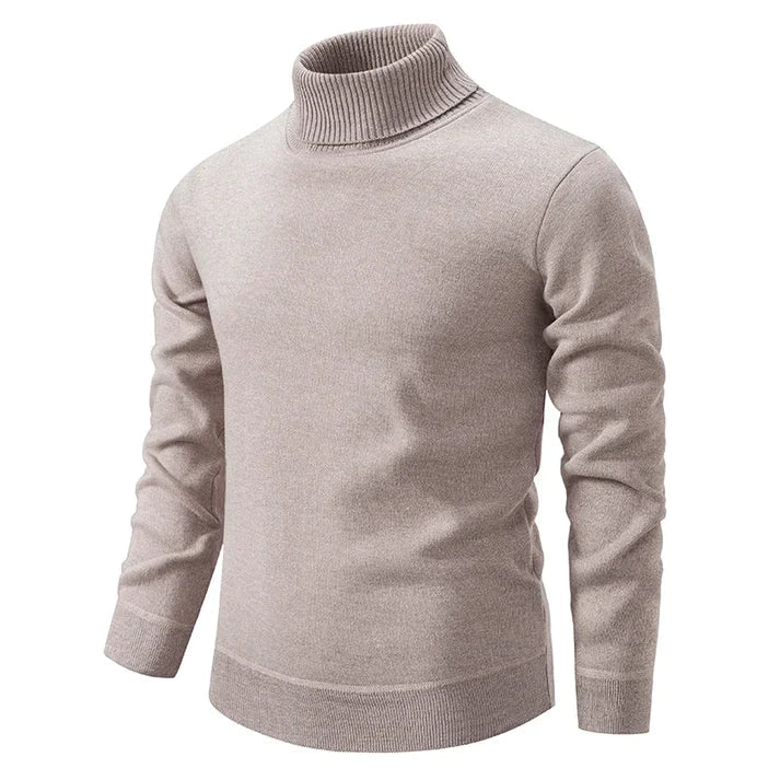 Lucciano - Rollkragen Pullover Herren Modern Style - IdealeKleiden