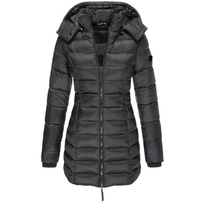Robe d'hiver chaude Doudoune Capuche