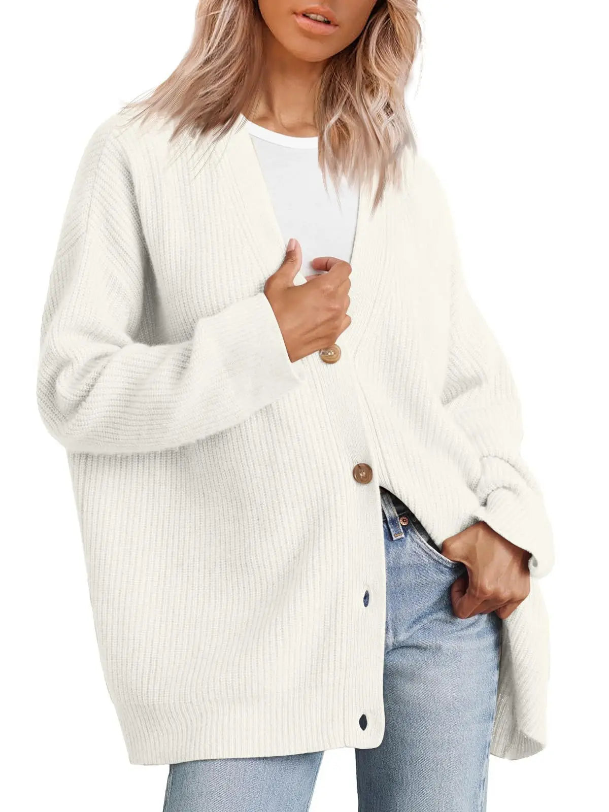 Gilet en cachemire pour femme, col en V, élégant
