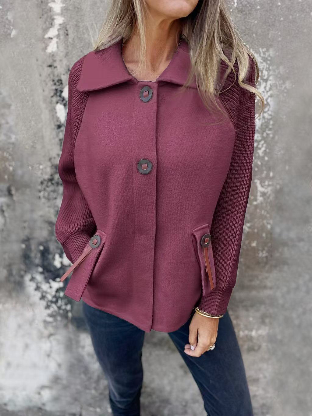 Manteau d'hiver classique Coupe décontractée