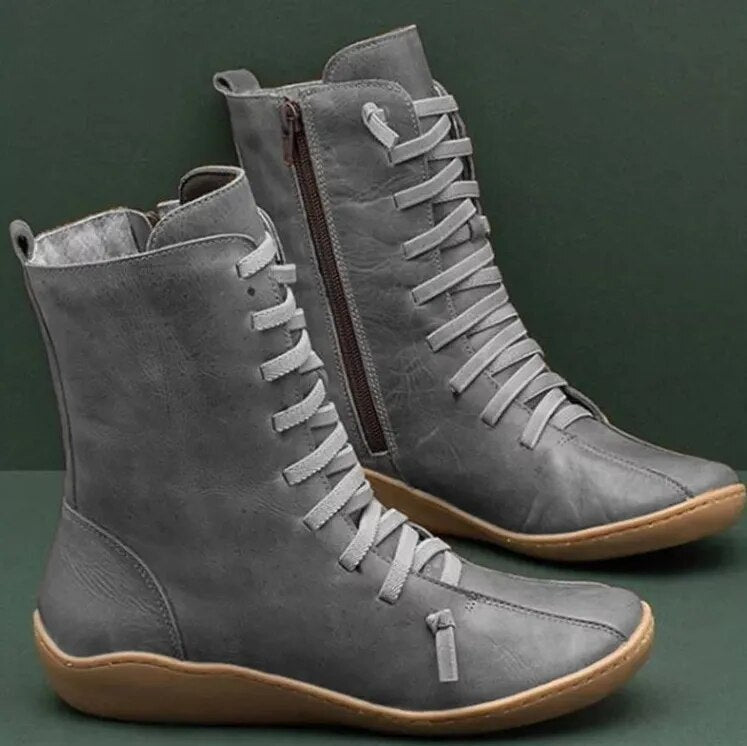 Bottes d'hiver chaudes et isolées pour femmes