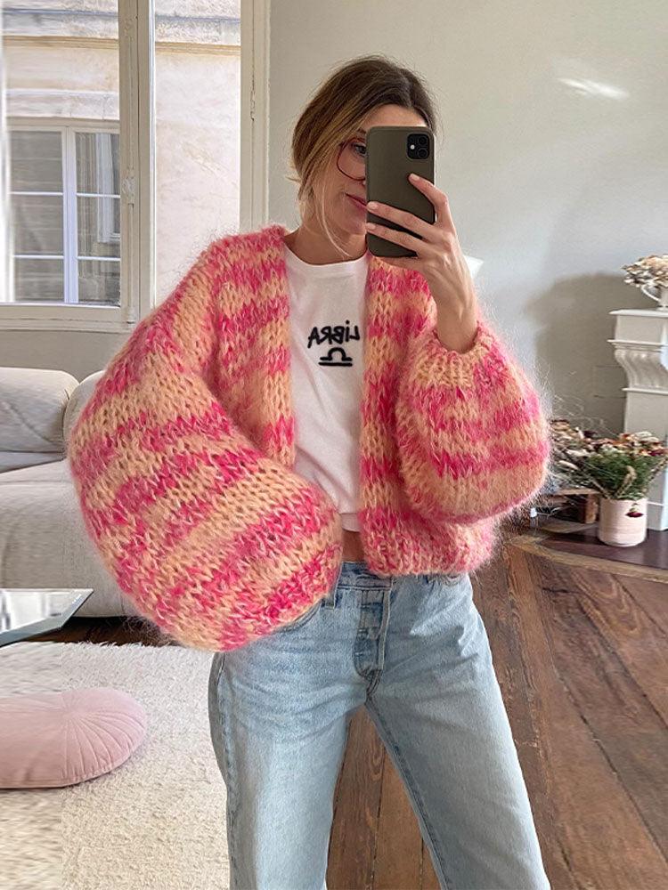 Pulls en maille colorés pour femmes