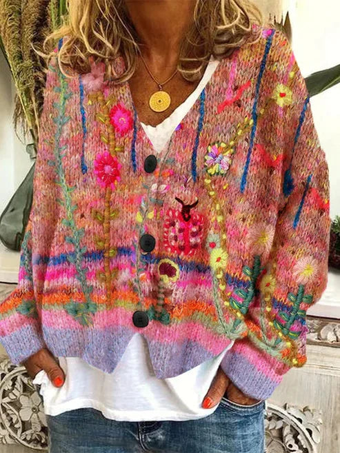 Veste imprimée colorée style moderne