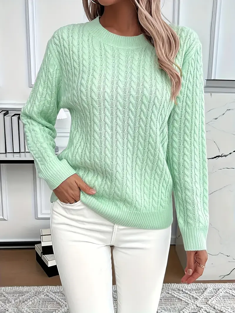 Sweat-shirt doux aspect laine