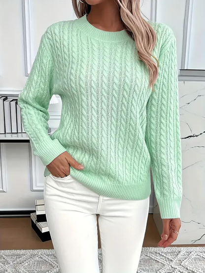 Sweat-shirt doux aspect laine