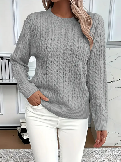 Sweat-shirt doux aspect laine