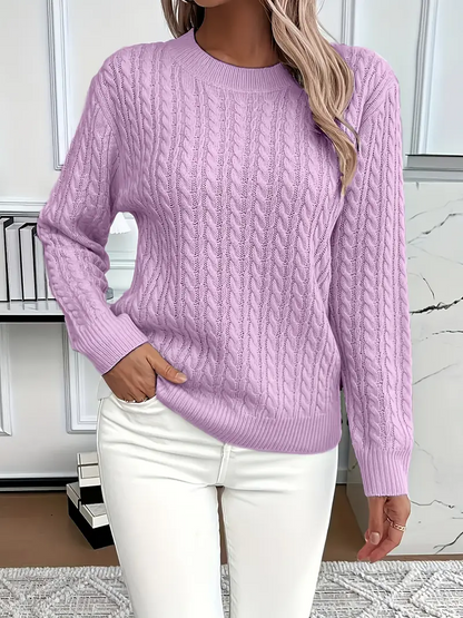 Sweat-shirt doux aspect laine