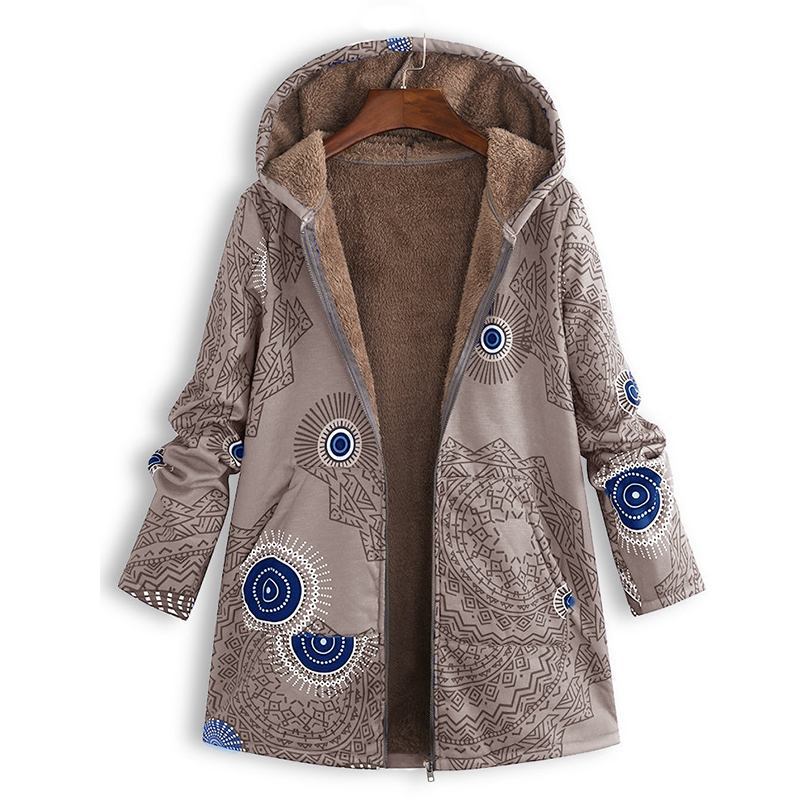 Veste vintage à motifs style rétro