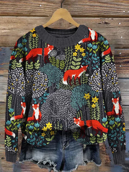 Pulls d'automne look vintage