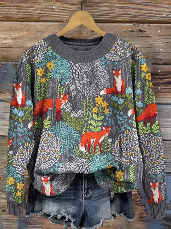 Pulls d'automne look vintage