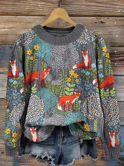 Pulls d'automne look vintage
