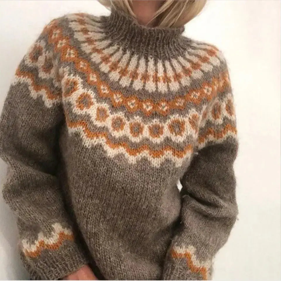 Pulls en maille doux pour femme, chauds et élégants