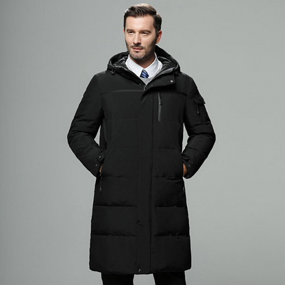 Warmes Winterkleid | Pufferjacke Lang Damen Verstellbar - IdealeKleiden