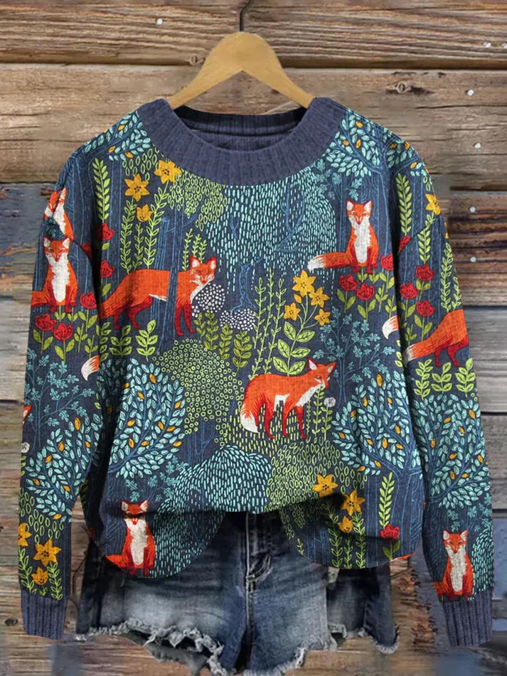 Herbstliche Pullover Weinlese Look - IdealeKleiden