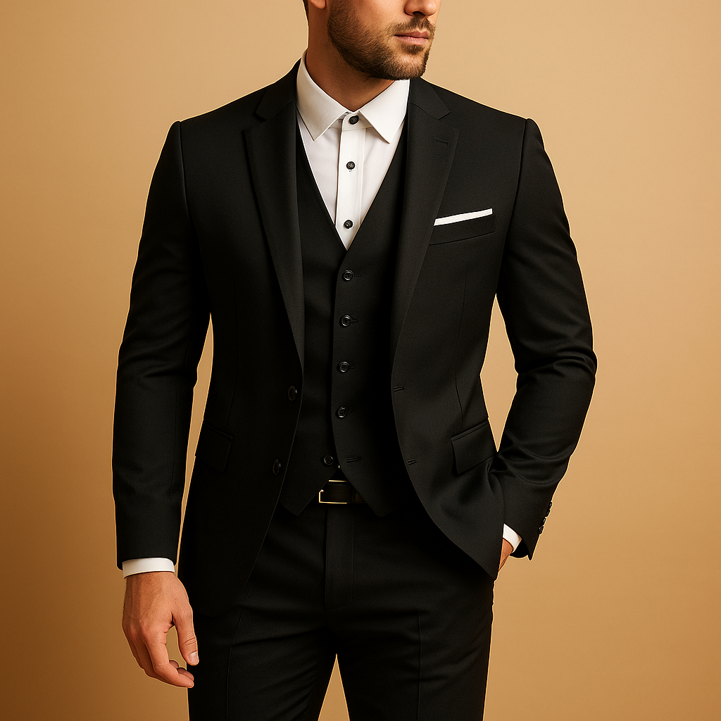 Costume 3 pièces pour homme Coupe moderne