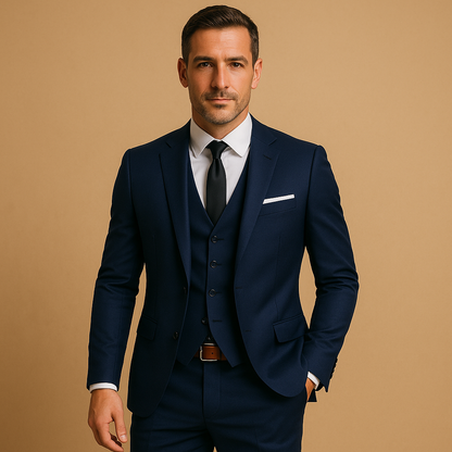 Costume 3 pièces pour homme Coupe moderne
