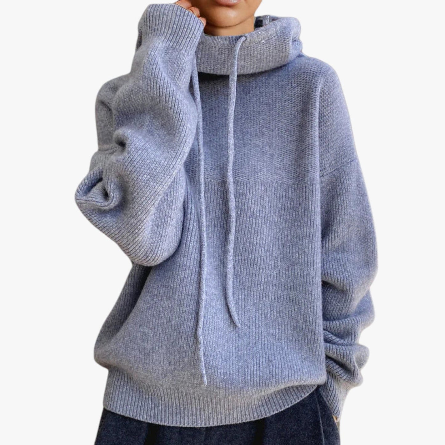 Pulls amples, chauds, confortables, à col montant