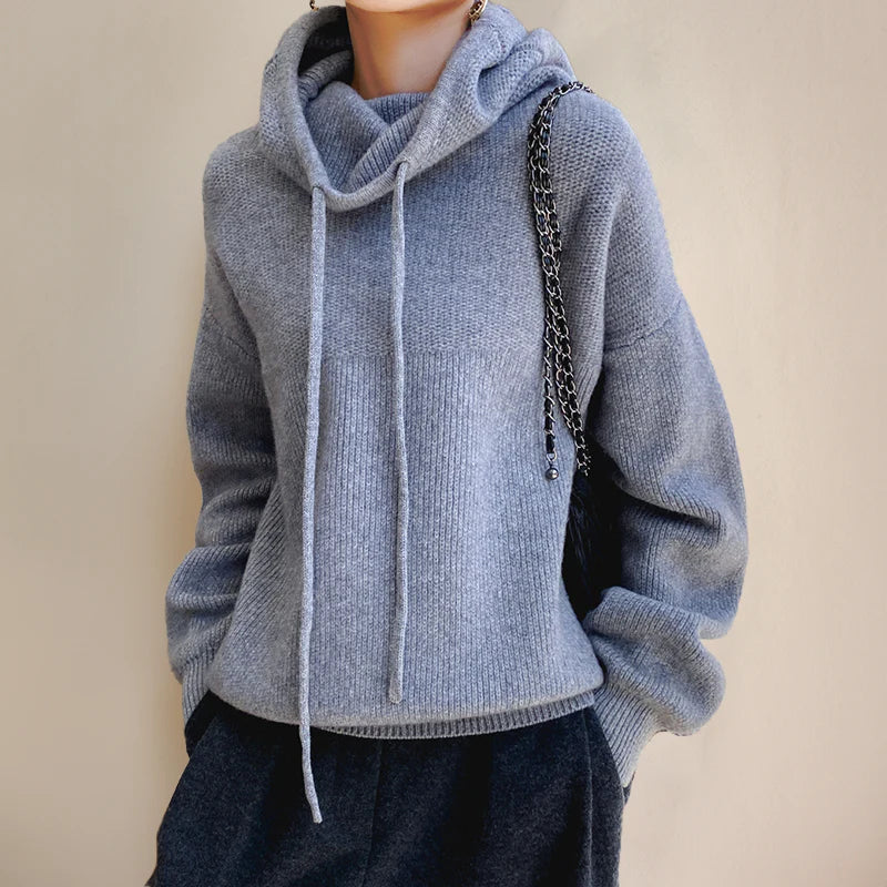 Bexley - Sweat à capuche en tricot doux Confortable