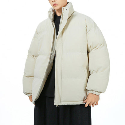 Doudoune oversize col montant chaude