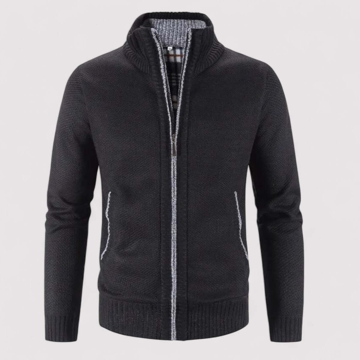 Cardigan en laine pour homme, chaud et confortable