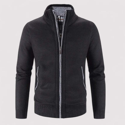 Cardigan en laine pour homme, chaud et confortable