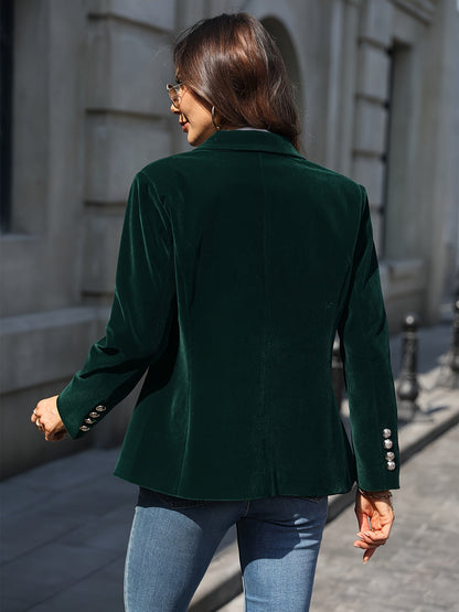 Blazer élégant pour femme aspect velours