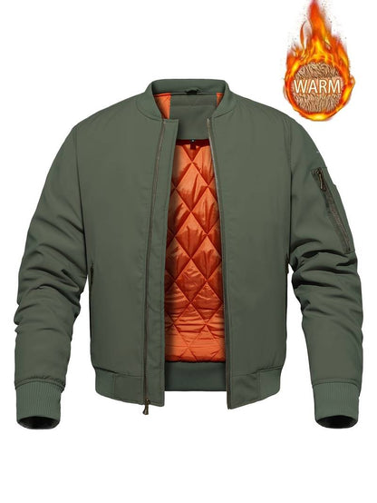 Blouson bombardier homme élégant noir