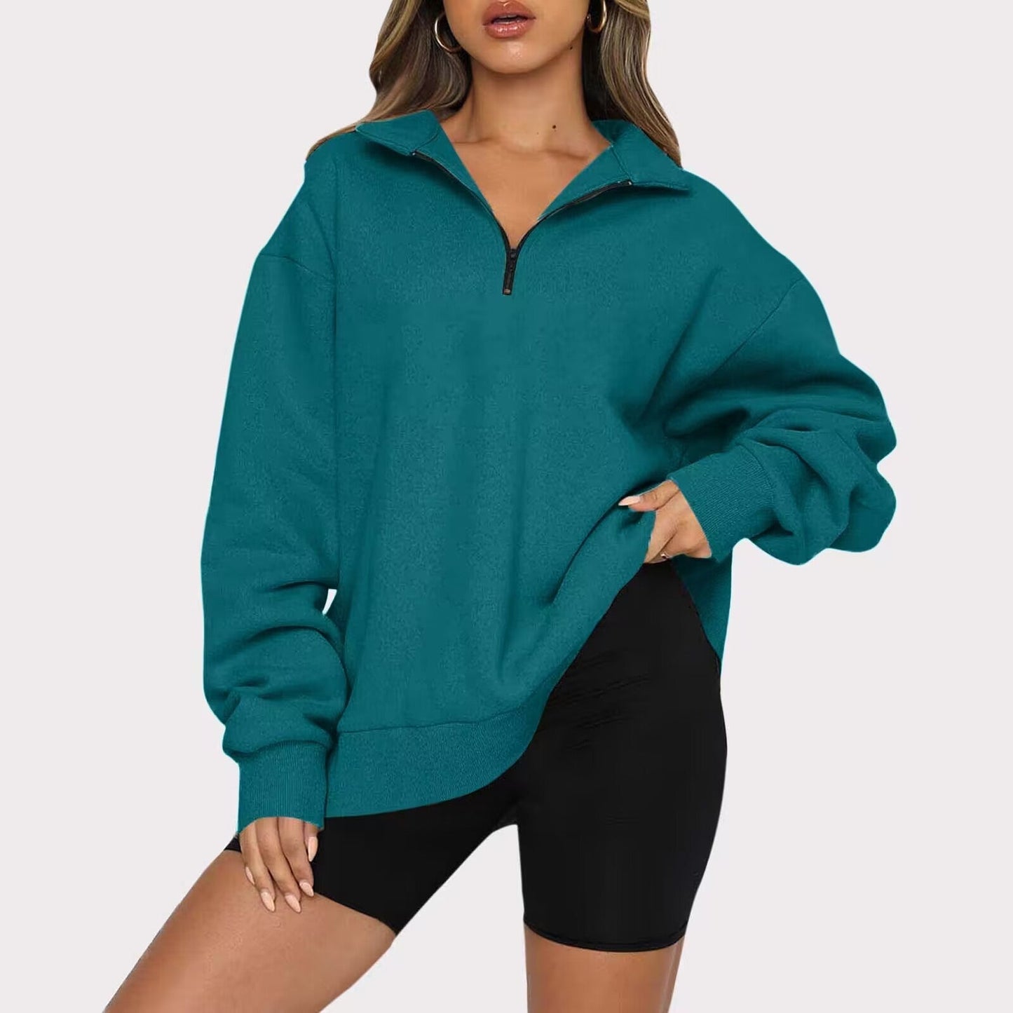 Sweat-shirt pour femme avec col Modern