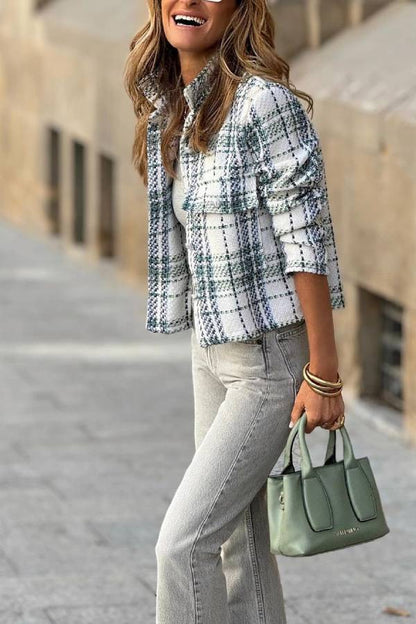 Veste en tweed élégante pour femme