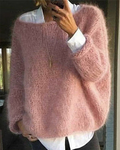 Pull tendance, col coloré