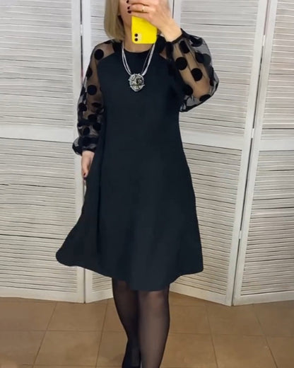Élégantes robes à pois pour femme
