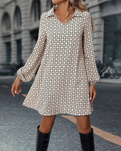 Robe élégante pour femme avec imprimé