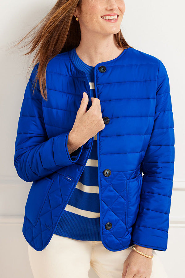 Blouson en cuir col mao style moderne
