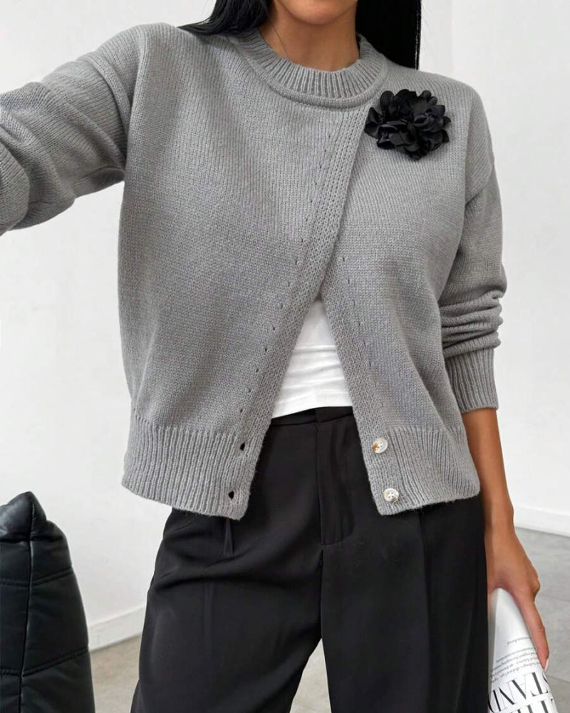 Pulls tendance avec ourlet fendu