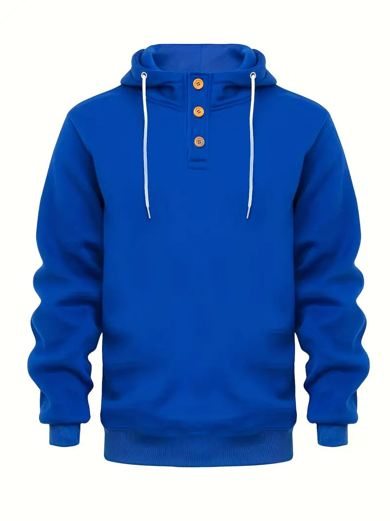 Hoodie homme manches longues chaud moderne
