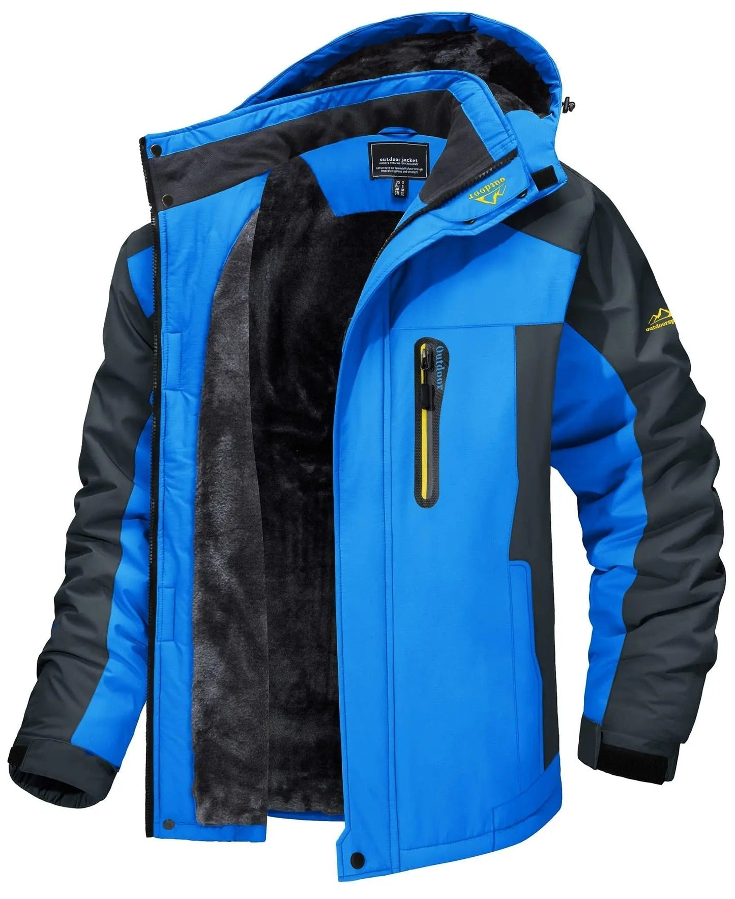 Veste d'extérieur imperméable avec intérieur en polaire