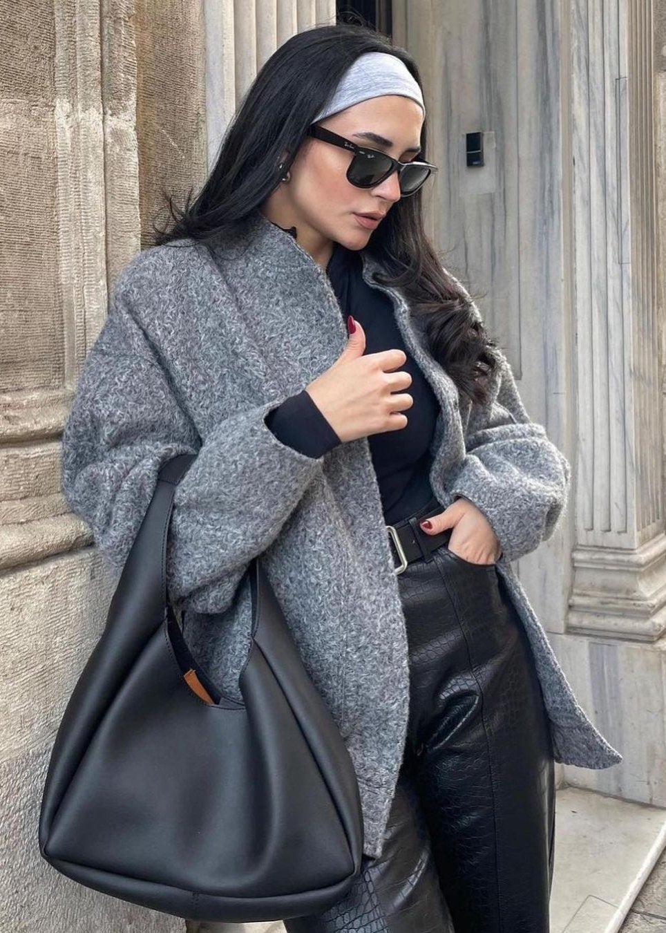 Veste élégante en bouclé classique