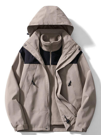 Veste d'hiver pratique 3-en-1 femme automne