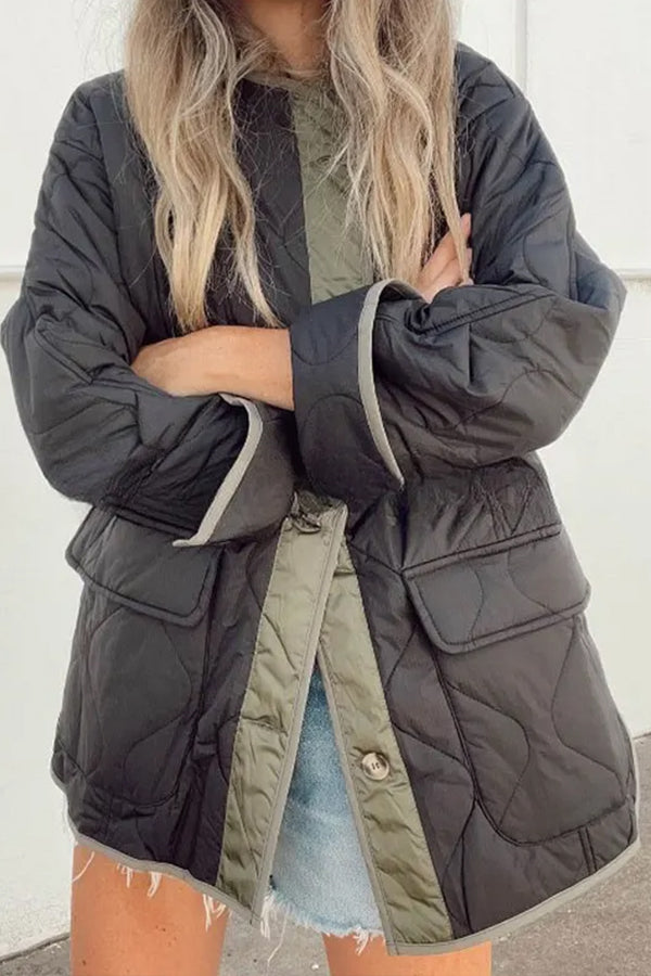 Veste en coton confortable et colorée avec poche