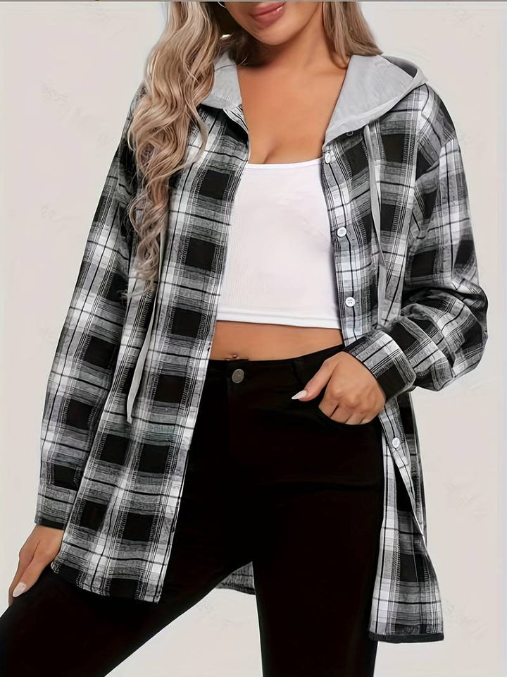 Veste à capuche élégante modèle hiver chaud