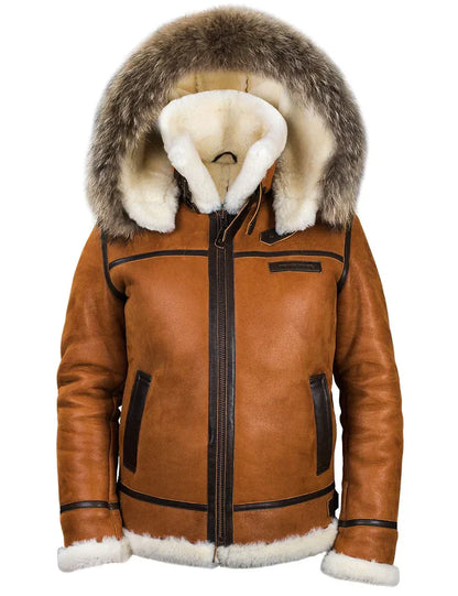 Élégante veste pour femme avec fausse fourrure
