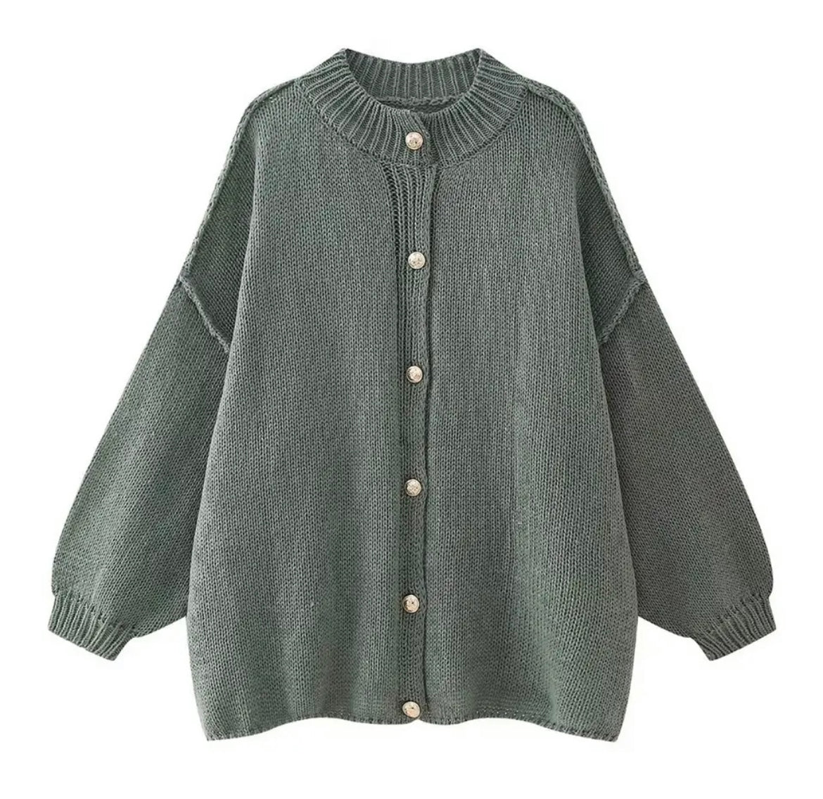 Gilet en maille souple oversized pour femme