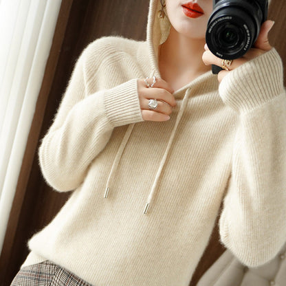 Sweat-shirt à capuche Femme Doux Confortable