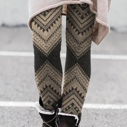Legging élégant, moulant, doux, respirant, géométrique