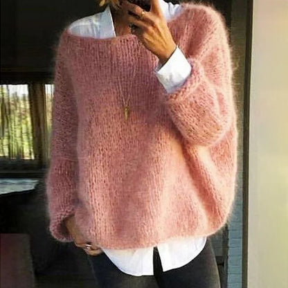 Pull élégant en mohair qualité luxe