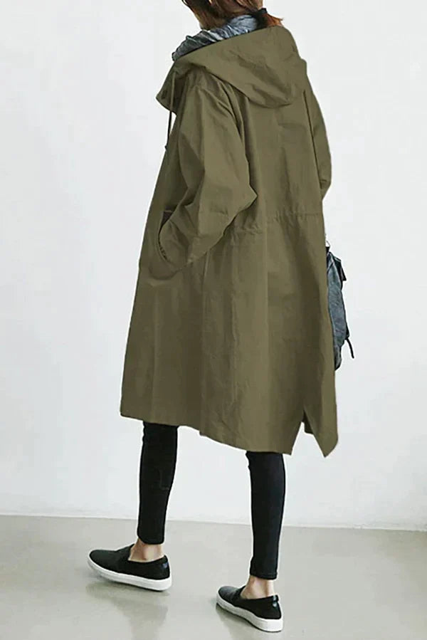 Veste de pluie élégante et imperméable pour femme